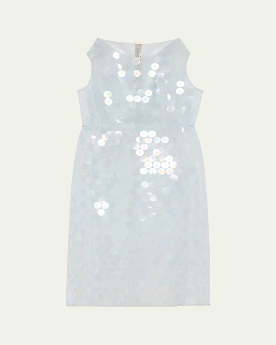 Sequined Short Structured Dress